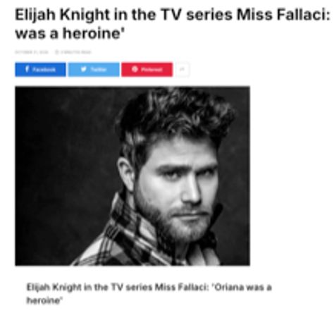 Miss Fallaci Coverage